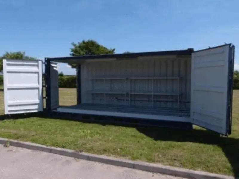 20Ft X 8Ft Open Side Bunded Open Mesh Floor Store