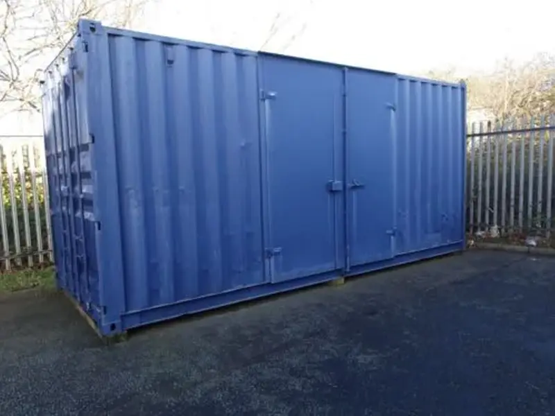 20Ft Shipping Container 20Ft x 8 5Ft With Additional Side 8Ft Panel Side Doors2