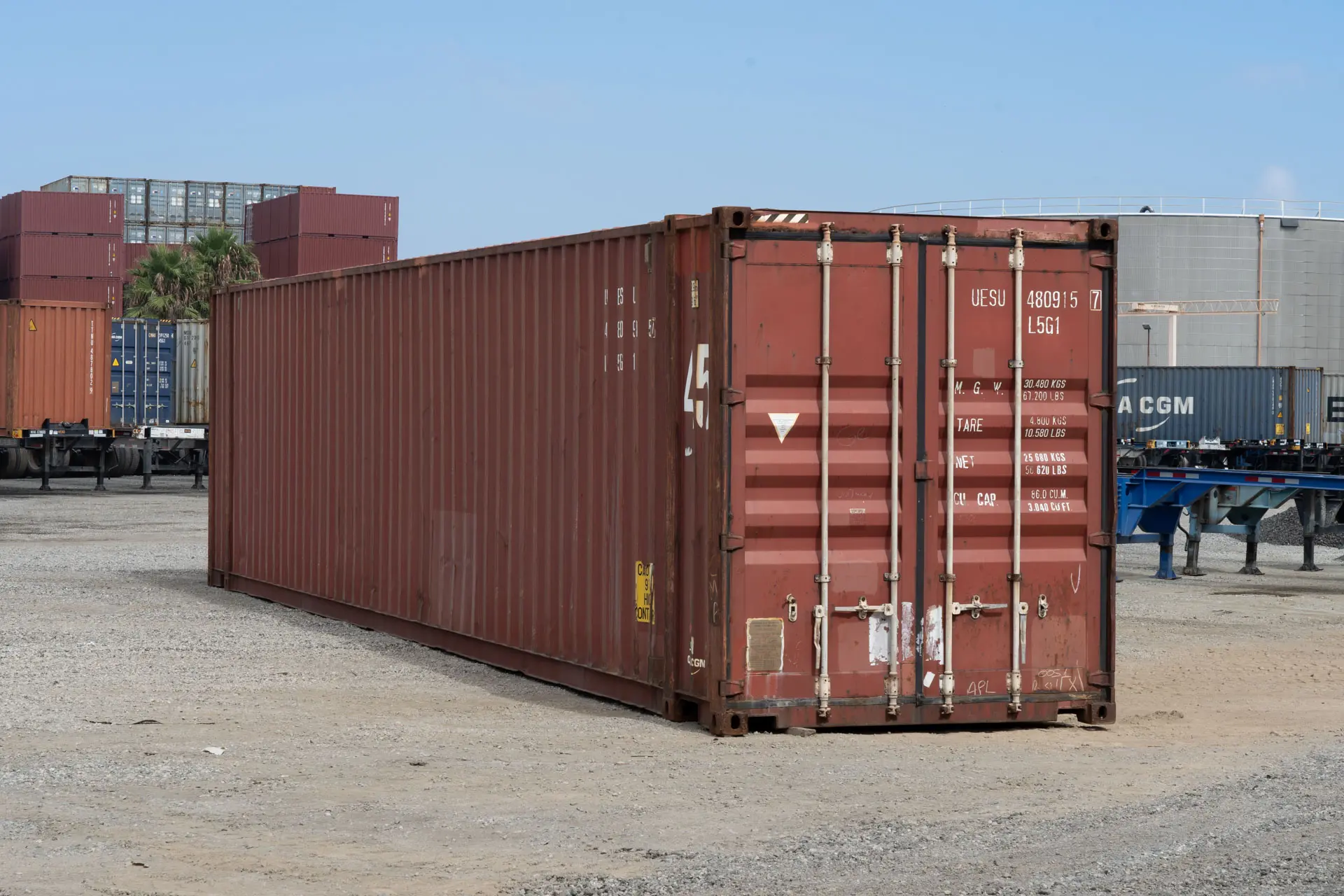 45 Ft shipping Container